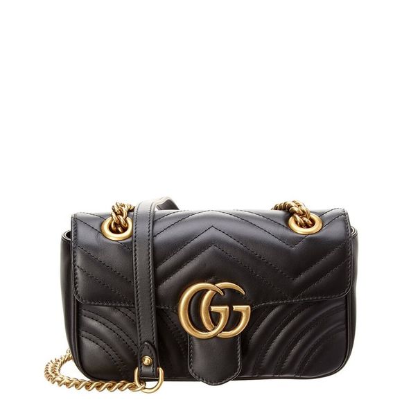Gucci Gg Marmont Mini Matelasse Leather Shoulder Bag, Beige